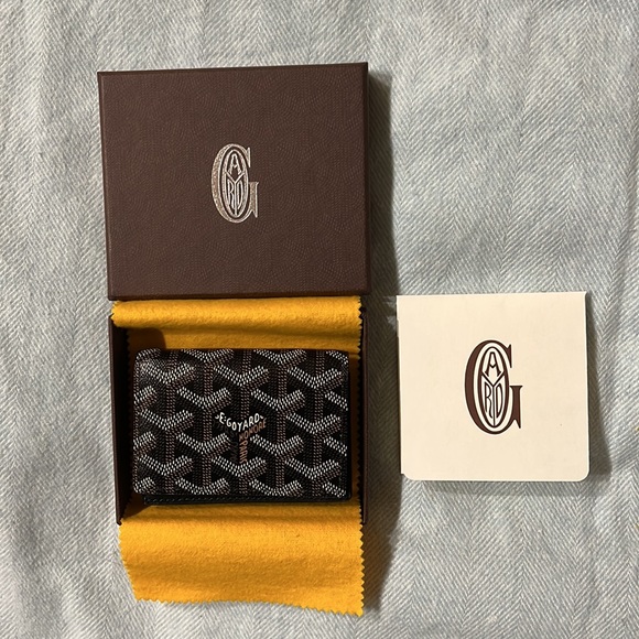Goyard St Pierre Card Holder - Black - NWT - Picture 2 of 9